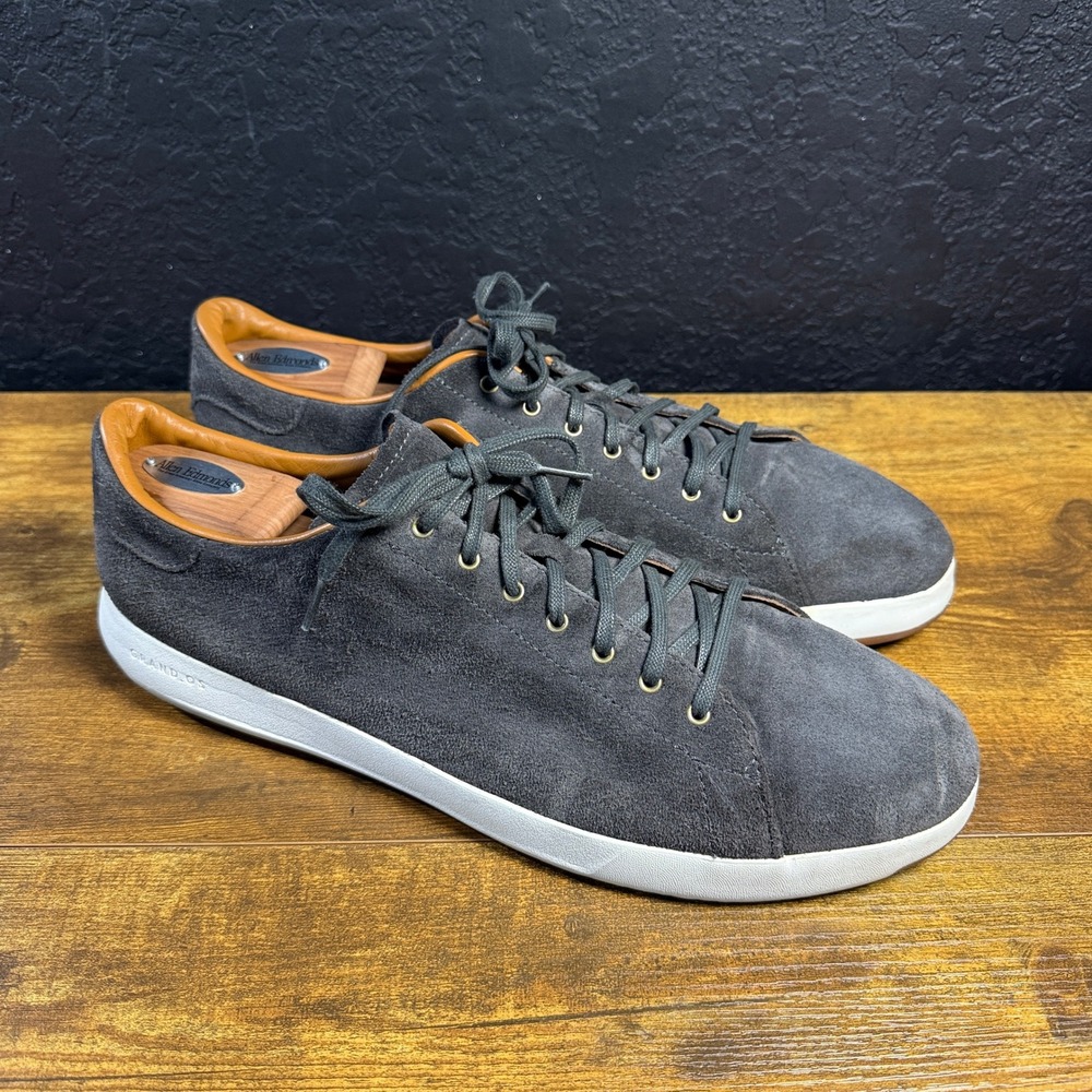 Cole Haan GrandPro Rally Grey Suede Fashion Sneaker Men Size 15 M